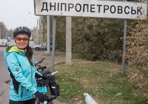 Наша предвыборная гонка Запорожье-Днепропетровск